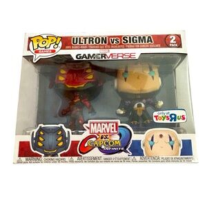 Funko Pop Marvel Capcom Ultron vs Sigma  2 pack Toys R Us Exclusive Gamverse NOS